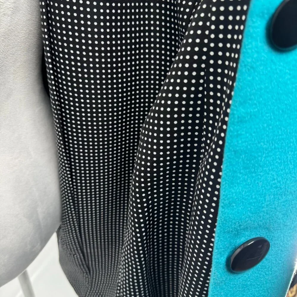 Kate Spade New York Colorblock  “Garby” Wool Coat Size 4